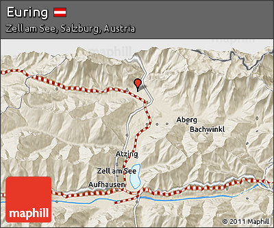 Shaded Relief 3D Map of Euring