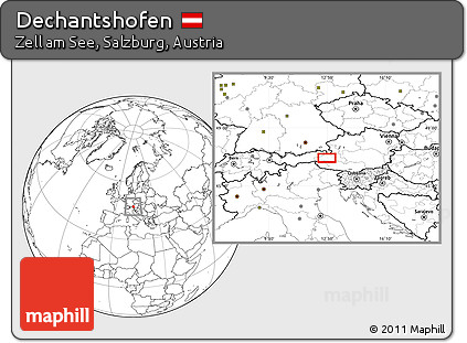 Blank Location Map of Dechantshofen