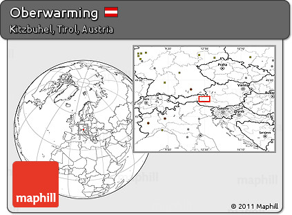 Blank Location Map of Oberwarming