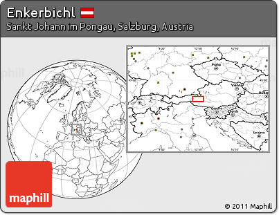 Blank Location Map of Enkerbichl