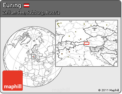 Blank Location Map of Euring