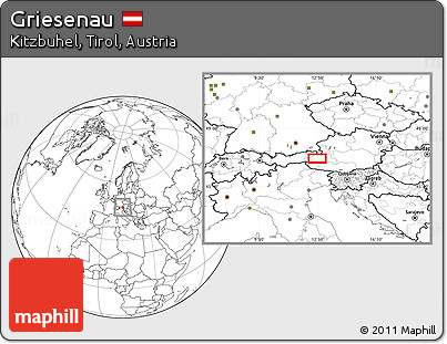 Blank Location Map of Griesenau