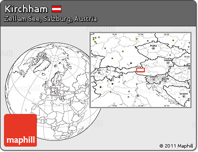 Blank Location Map of Kirchham