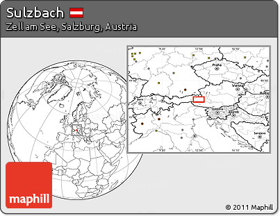 Blank Location Map of Sulzbach