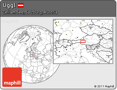 Blank Location Map of Uggl