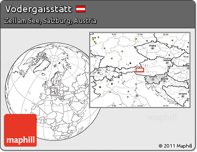 Blank Location Map of Vodergaisstätt