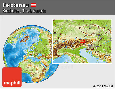 Physical Location Map of Feistenau