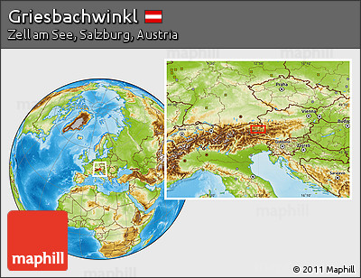 Physical Location Map of Griesbachwinkl