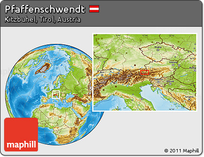 Physical Location Map of Pfaffenschwendt