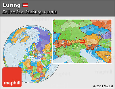 Political Location Map of Euring