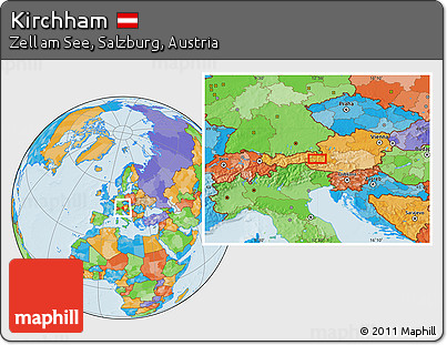 Political Location Map of Kirchham