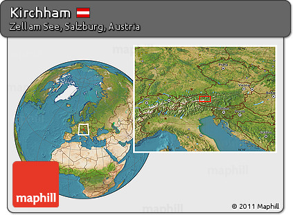 Satellite Location Map of Kirchham