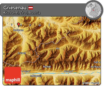 Physical Map of Griesenau