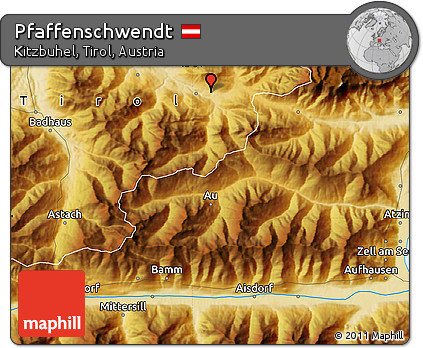 Physical Map of Pfaffenschwendt