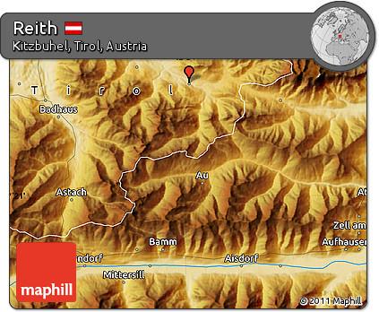 Physical Map of Reith