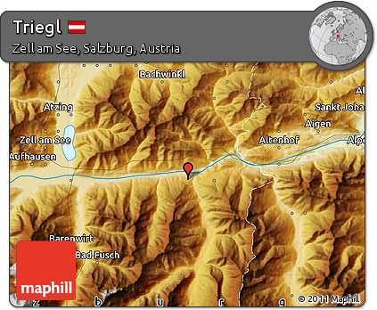 Physical Map of Triegl