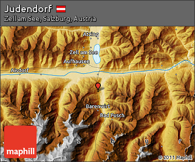 Physical Map of Judendorf