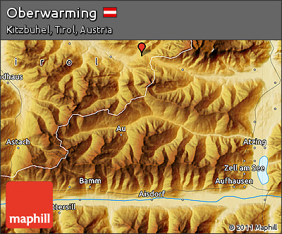 Physical Map of Oberwarming
