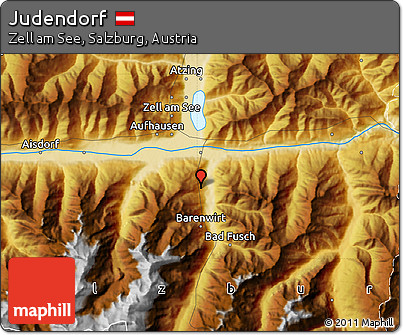 Physical Map of Judendorf