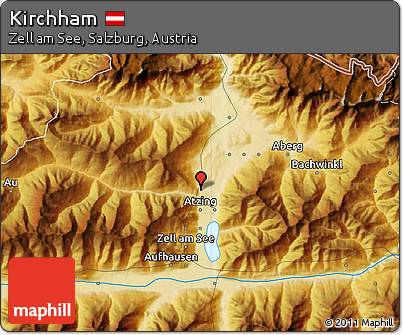 Physical Map of Kirchham