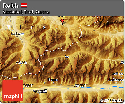 Physical Map of Reith