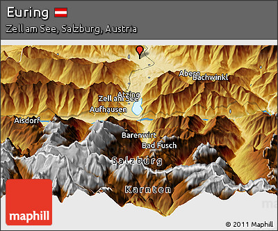Physical Panoramic Map of Euring