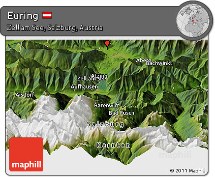 Satellite Panoramic Map of Euring