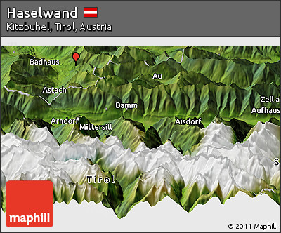 Satellite Panoramic Map of Haselwand