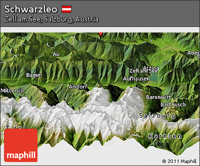 Satellite Panoramic Map of Schwarzleo