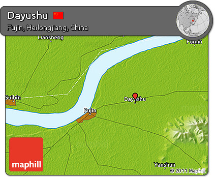 Physical 3D Map of Dayushu