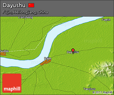 Physical 3D Map of Dayushu
