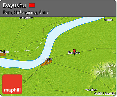 Physical 3D Map of Dayushu