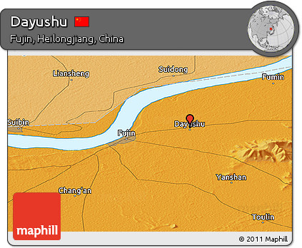 Political Panoramic Map of Dayushu