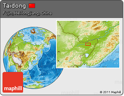 Physical Location Map of Taidong