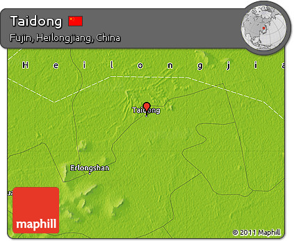 Physical Map of Taidong