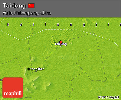 Physical Map of Taidong