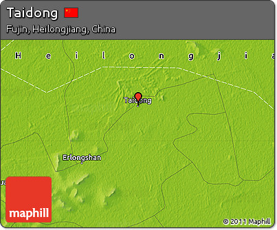 Physical Map of Taidong