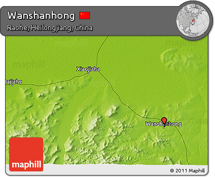 Physical 3D Map of Wanshanhong