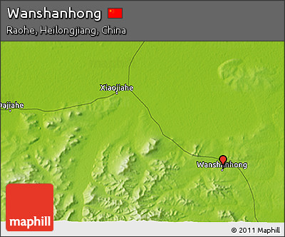 Physical 3D Map of Wanshanhong