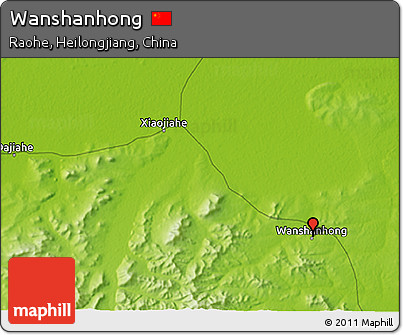 Physical 3D Map of Wanshanhong
