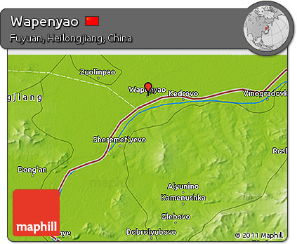 Physical 3D Map of Wapenyao