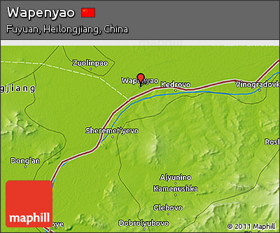 Physical 3D Map of Wapenyao