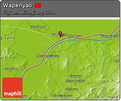 Physical 3D Map of Wapenyao