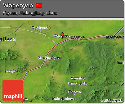 Satellite 3D Map of Wapenyao