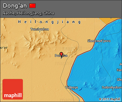 Political Map of Dong'an