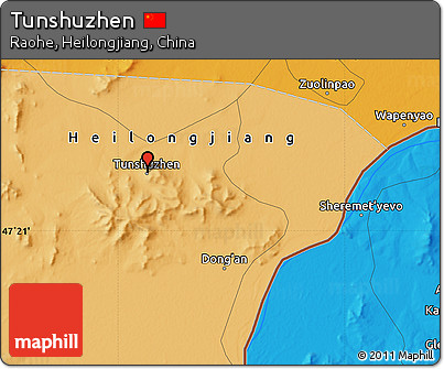 Political Map of Tunshuzhen