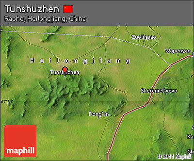 Satellite Map of Tunshuzhen