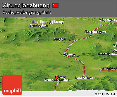 Satellite Panoramic Map of Xitunqianzhuang