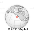 Outline Map of the Area around 47° 16' 15" N, 136° 46' 30" W, rectangular outline