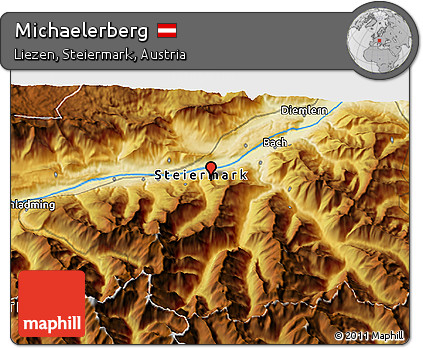 Physical 3D Map of Michaelerberg